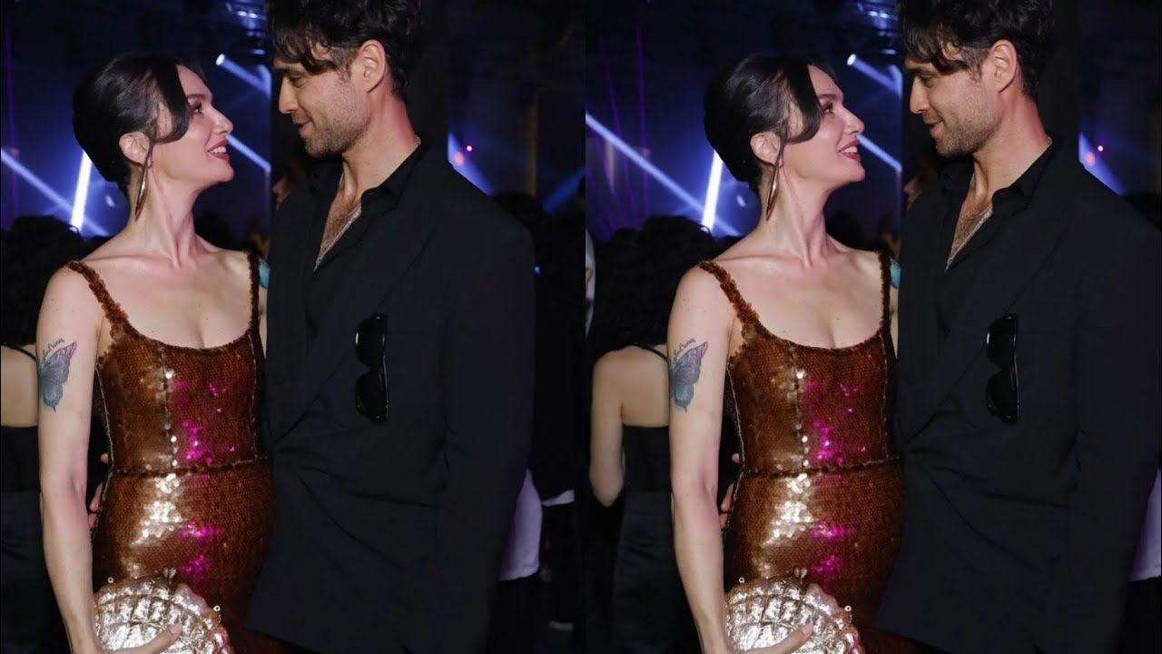 Il look romantico della coppia Birce Akalay e Hakan Kurtaş era all'ordine del giorno.!#birceakalay