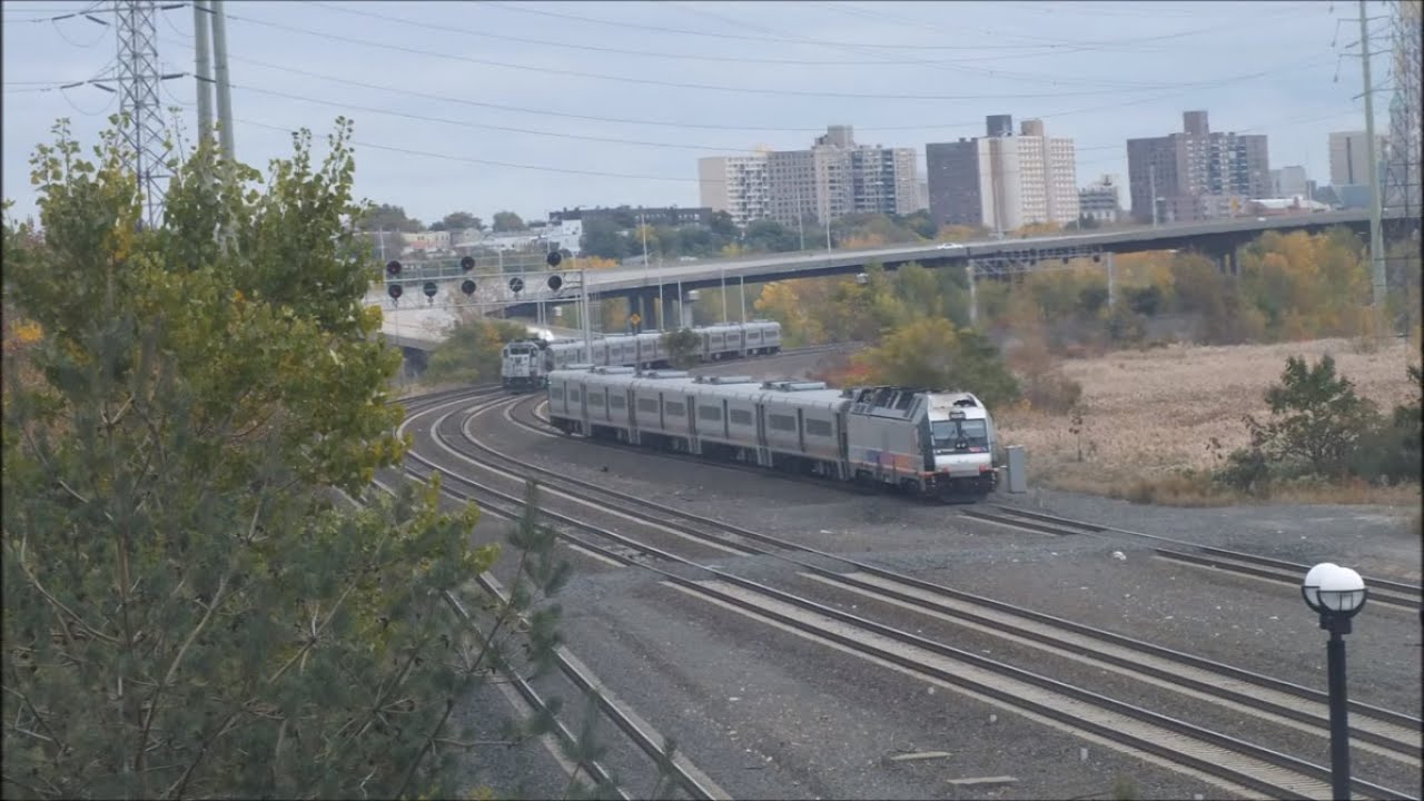 NJ Transit Pascack Valley Line Train Ride to Secaucus Junction
