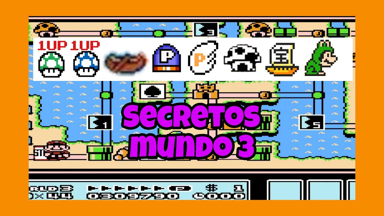Super Mario Bros 3 | Secretos trucos del mundo 3 | World 3 - Tricks and secrets 🎮Andy Lo Plays🎮