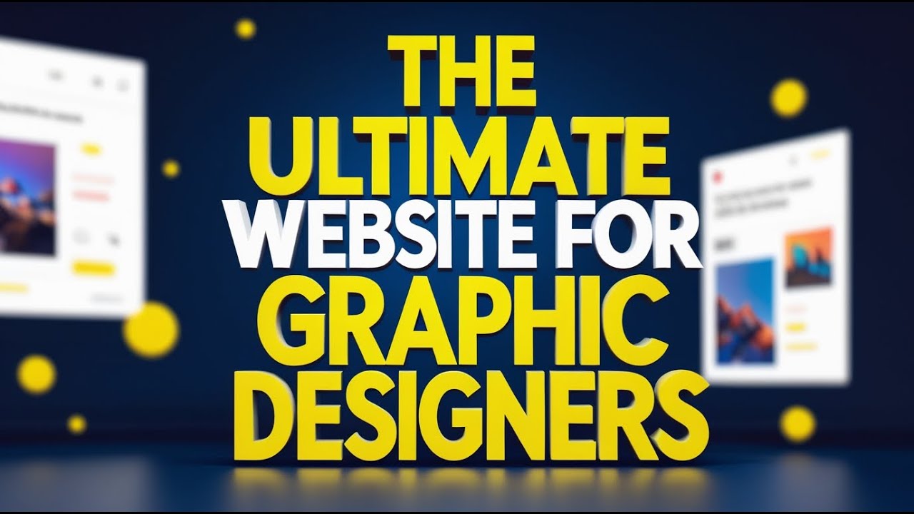 STOP DESIGNING from SCRATCH! I Found the BEST DESIGN WEBSITE You Should Know!