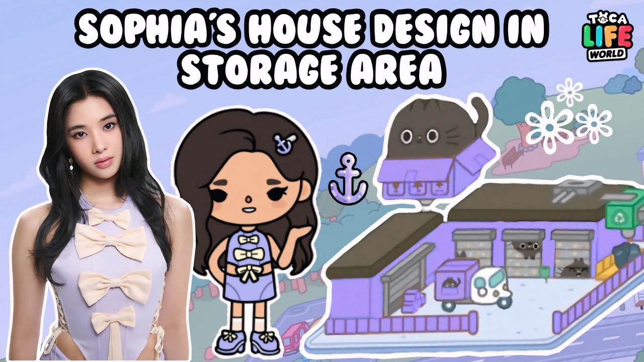 Katseye Sophia’s Stunning House Design in Storage Area 🦄 | Toca Life World | Toca Boca