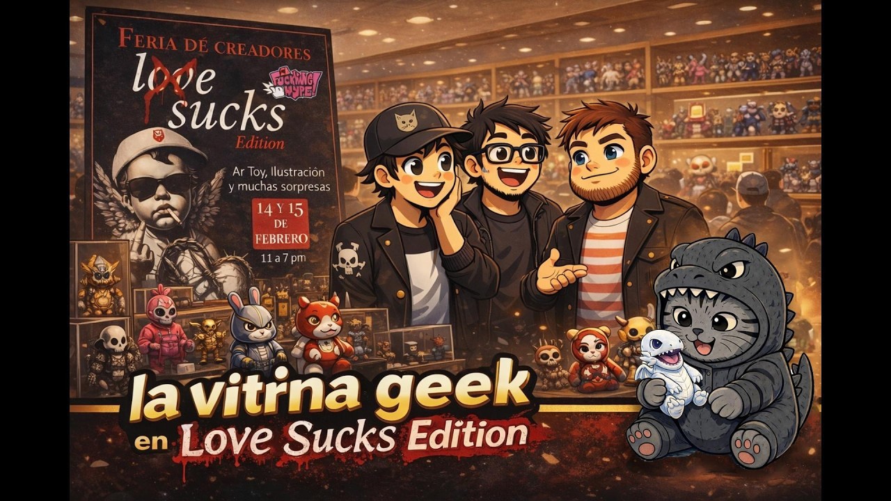LA VITIRNA GEEK EN LA FERIA DE CREADORES  LOVE SUCKS EDITION