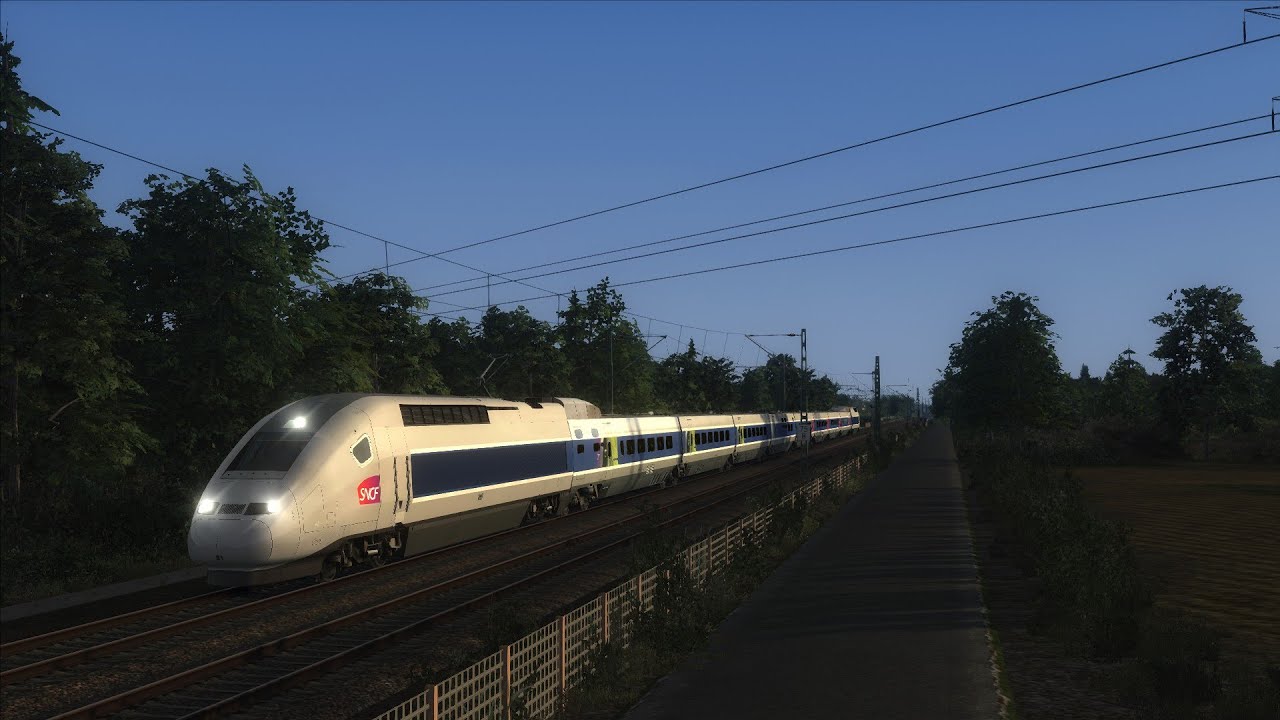 Train Simulator 2022 : TGV POS | Strasbourg Ville - Karlsruhe ( Paris Est - Stuttgart Hbf]