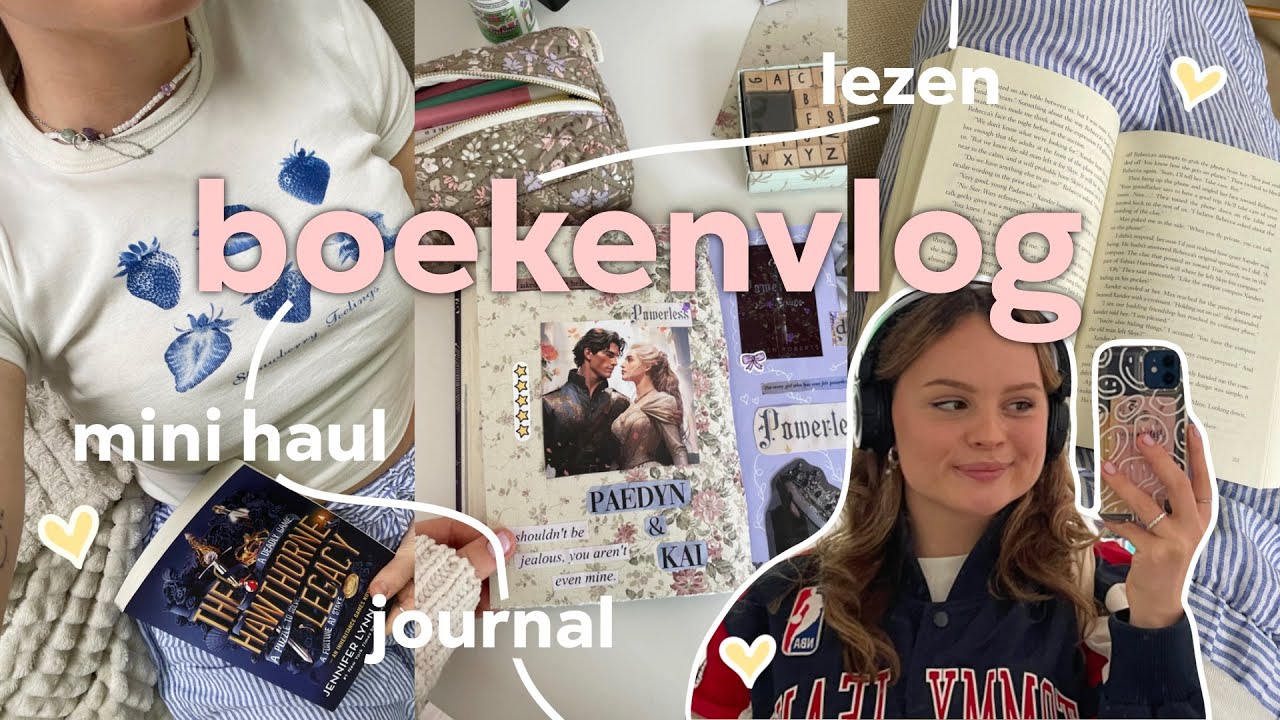 boekenvlog | boekjournal middag, 3 boeken lezen & nieuwe boeken laten zien 🌷📖