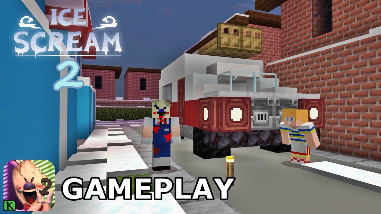 ICE SCREAM 2 MINECRAFT ГЕЙМПЛЕЙ