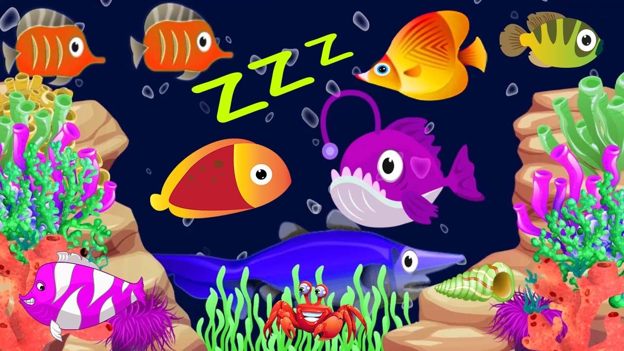 Mozart Sleep Instantly in 3 Minutes 🐠🐠 Peaceful  Beditme Lullaby 💤  Undersea Soothing & Calming Fish