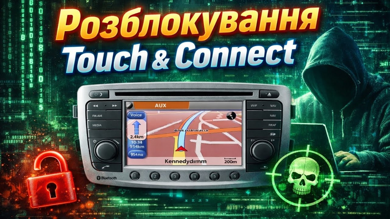 Touch & Connect. Розблокування магнітоли