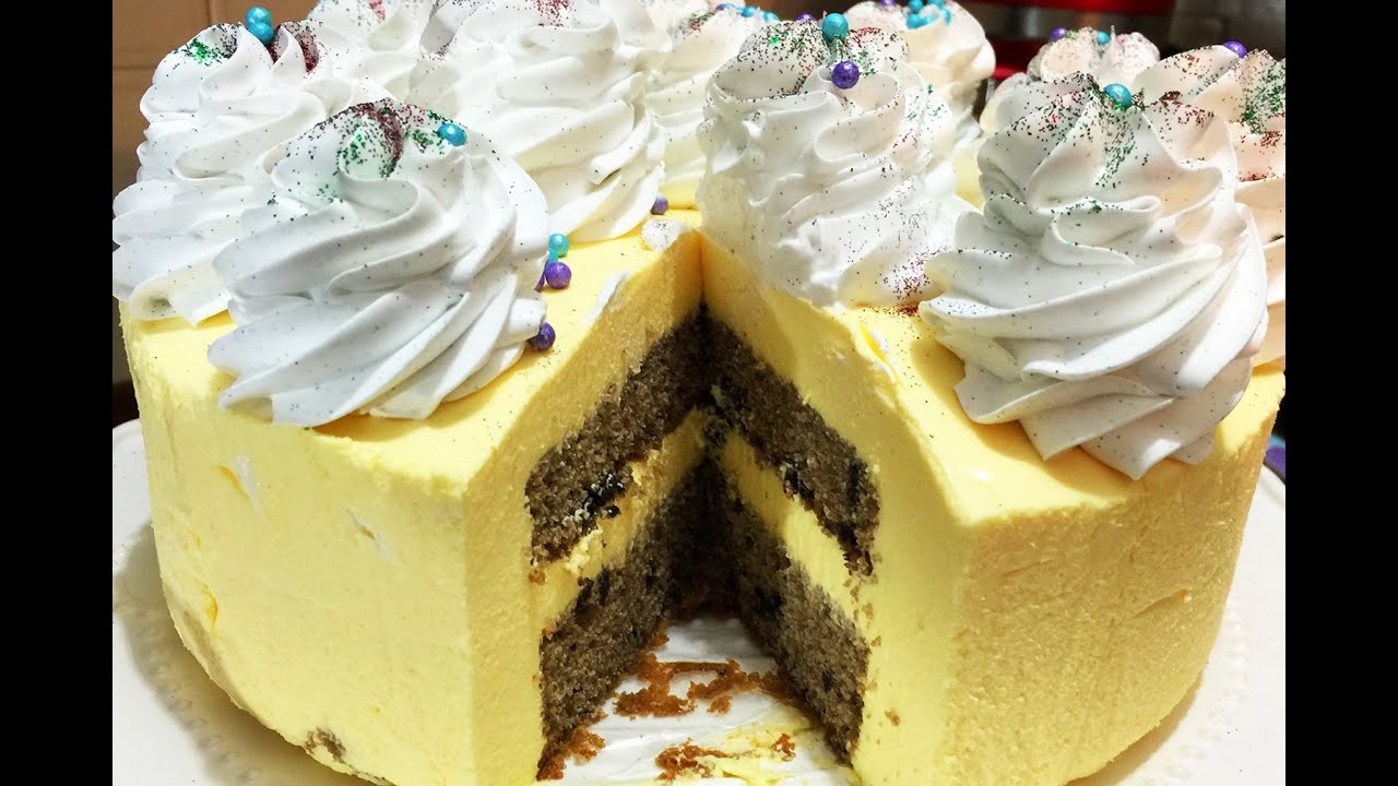 Pastel Con Mousse De Durazno