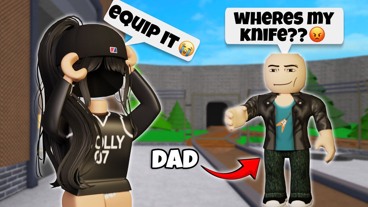 I TAUGHT MY DAD HOW TO PLAY MM2... (Murder Mystery 2)