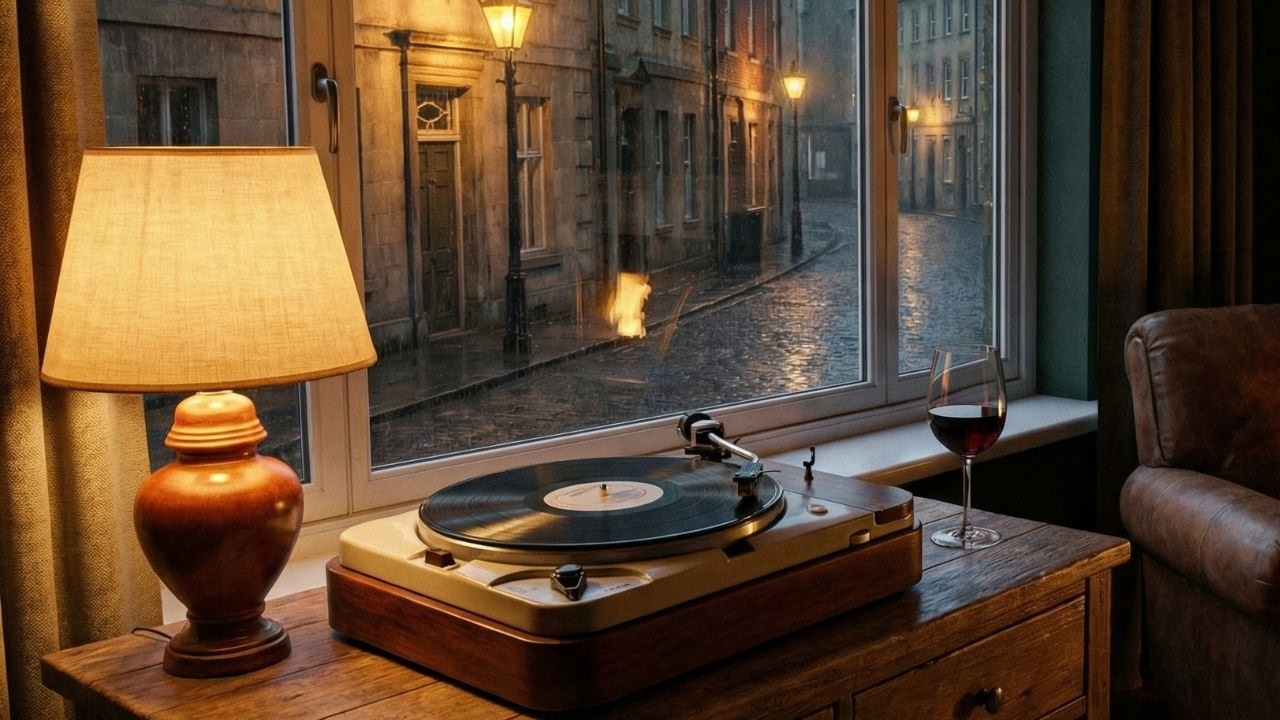 Relaxing Night Jazz 🍷 Chill Vinyl Records to Unwind & De-stress | Cozy Evening