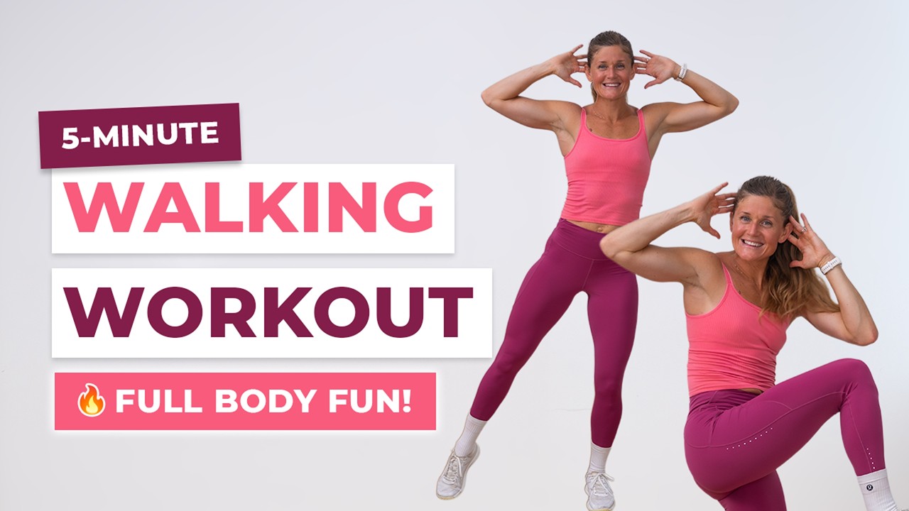 5-Minute Walking Workout (No Equipment, All Standing)