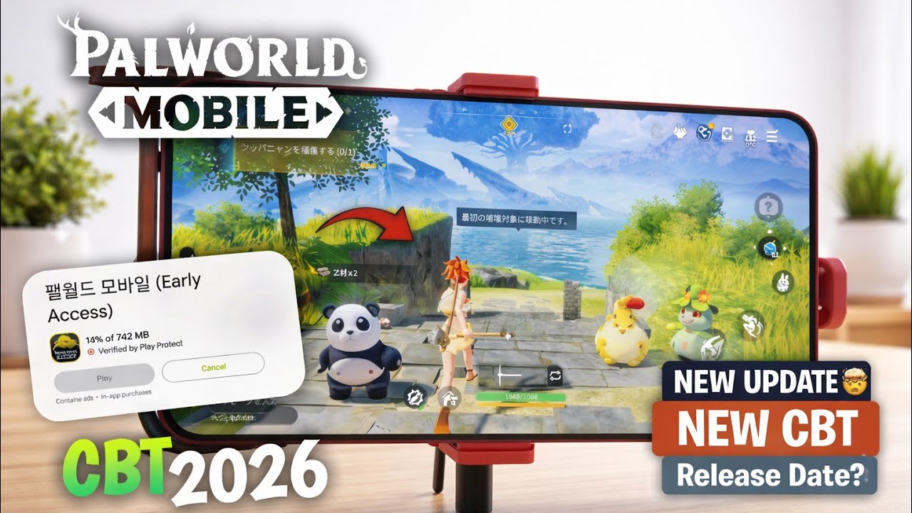 Krafton 🤯 palworld Mobile *New Update* | All You Need To Know About New Cbt of Palworld Mobile !!