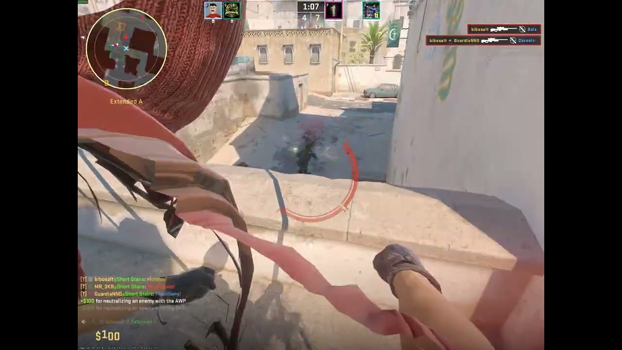 the mousepad isn't big enough for my AWP flicks