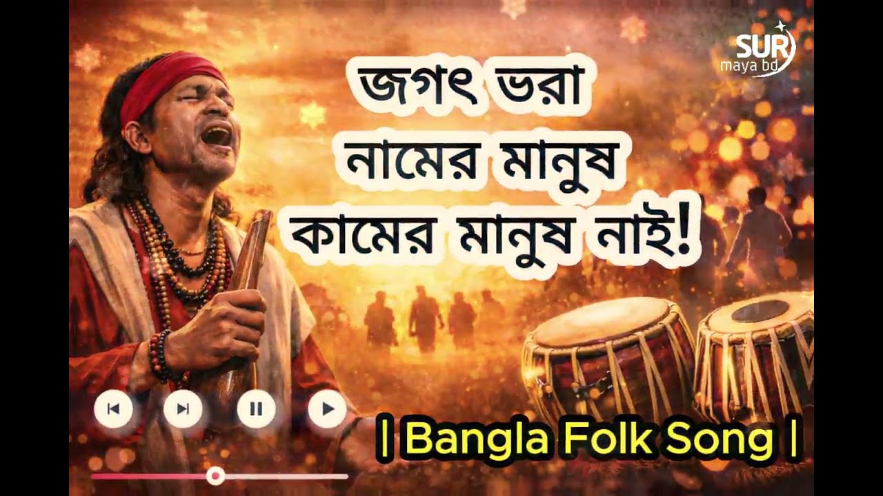জগৎ ভরা নামের মানুষ কামের মানুষ নাই | Bangla Folk Song | Baul Folk | Folk Song 2026