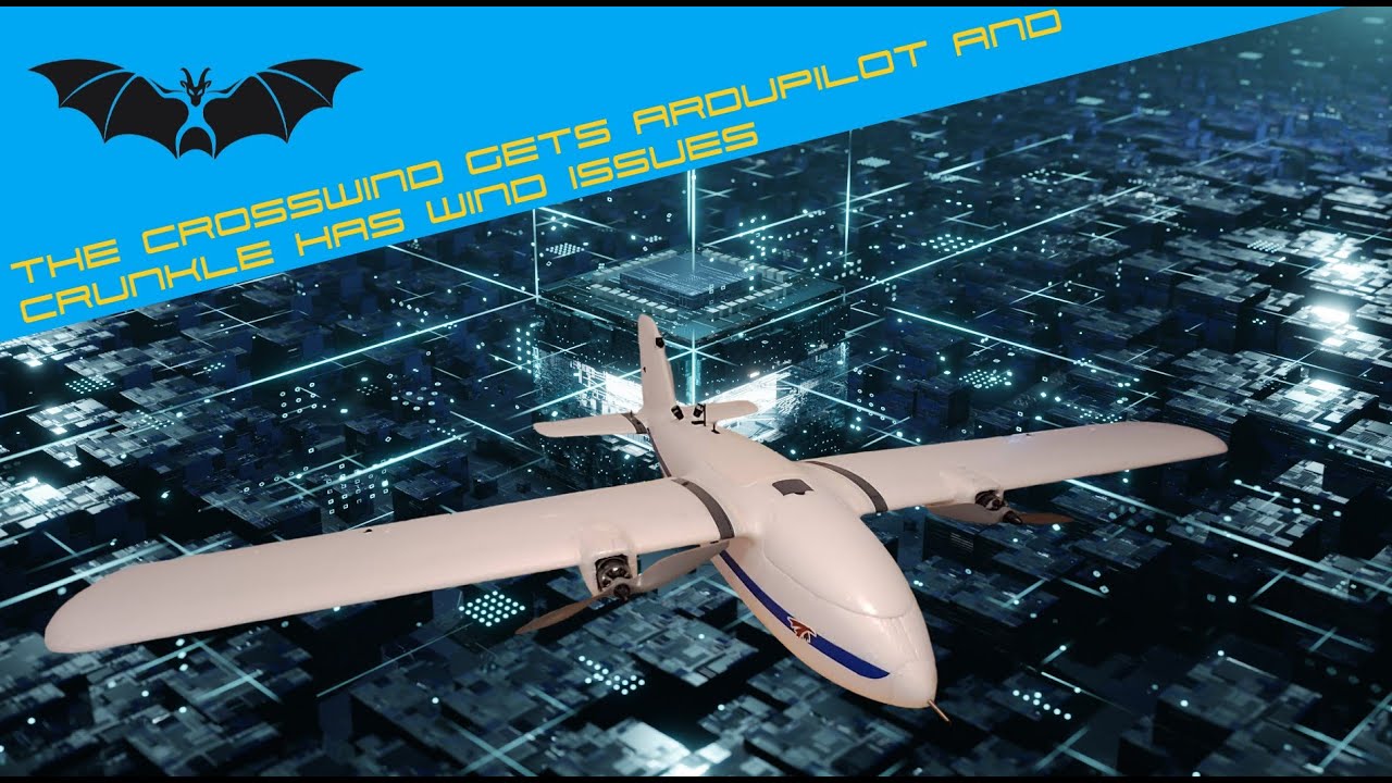 Build overview of the re-fitted MFD Crosswind Mini followed by a windy (post-rebuild) maiden flight.
