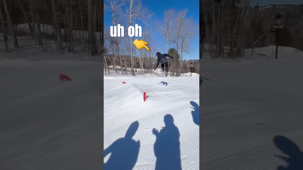 he friggin' sent that one #sundayriver #parkskiing #skijump #skijumpingfamily #ski #snowboarding