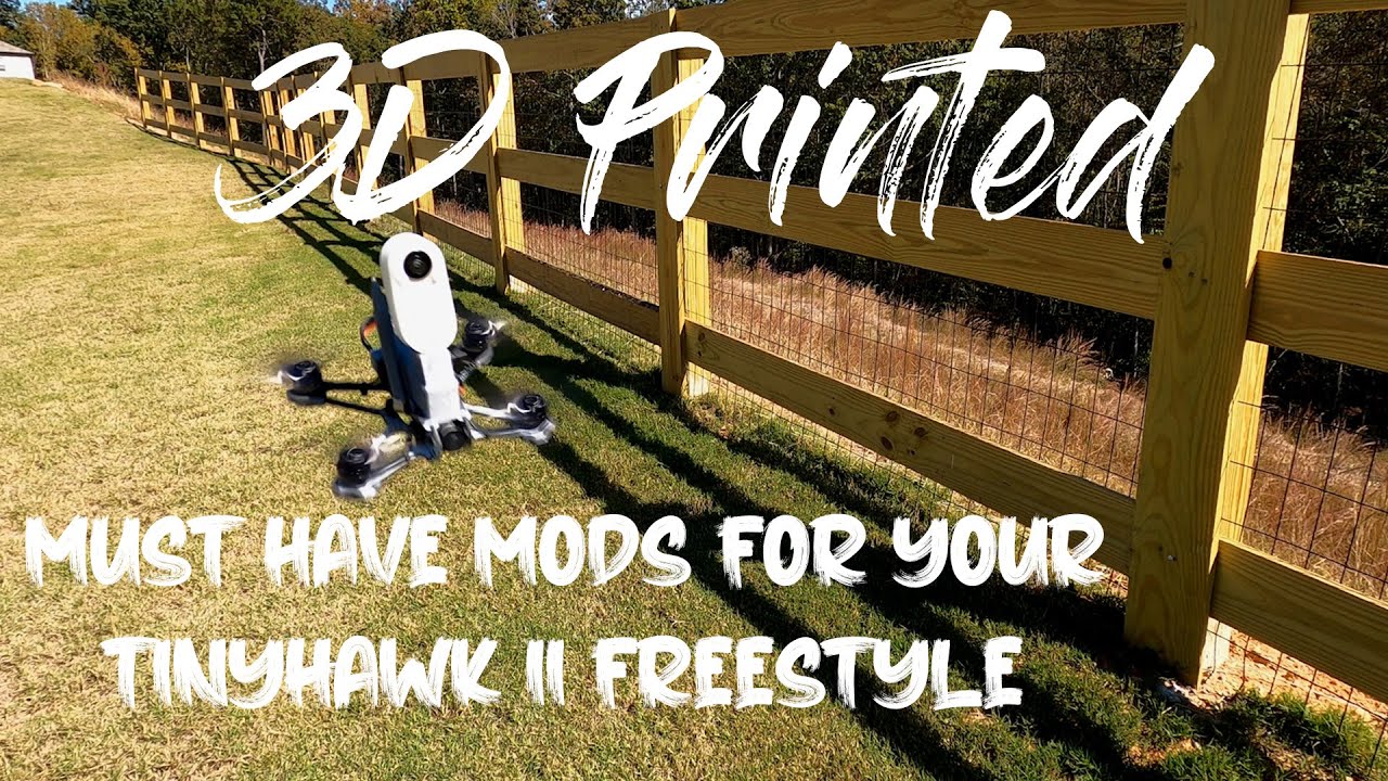 Must Have 3D Printed Mods for your Emax TinyHawk II FreeStyle and Insta360 Go