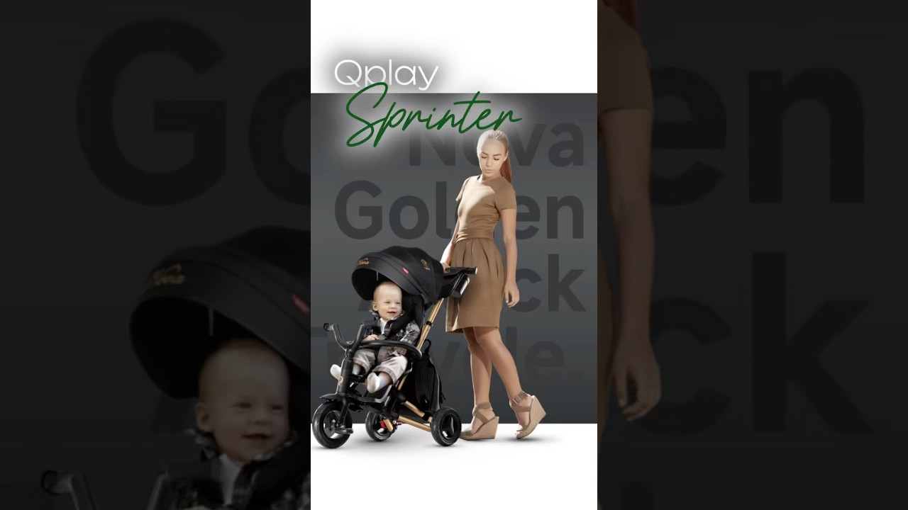 Складной трехколесный велосипед QPlay Sprinter #krasbaby #bike #bicycle #велосипед #qplay