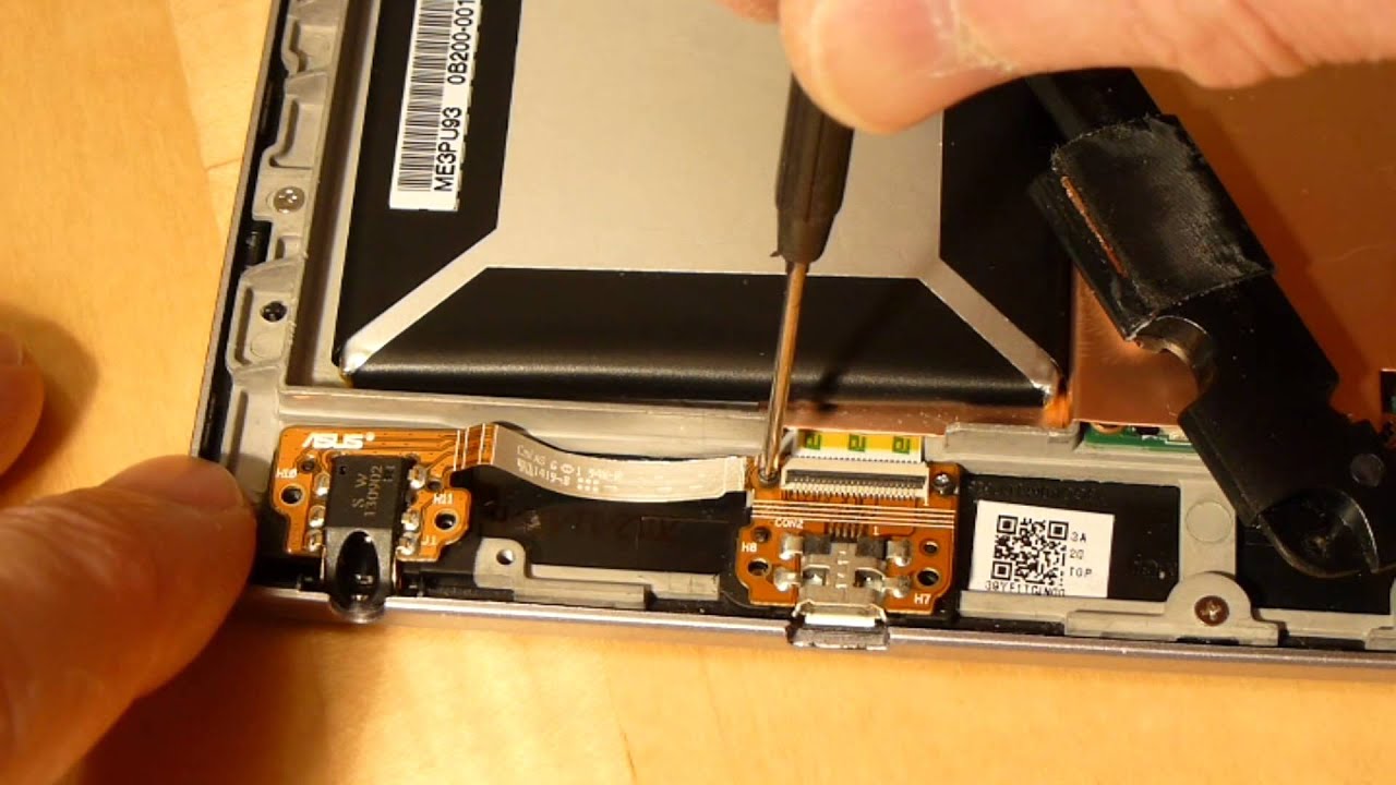 Replacing the USB charger port on a Nexus 7 1st Generation tablet