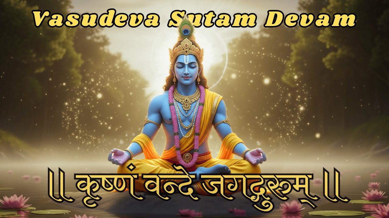 The Magical Krishna Mantra that Changed My Life | Vasudeva Sutam Devam | Krushnam Vande Jagadgurum
