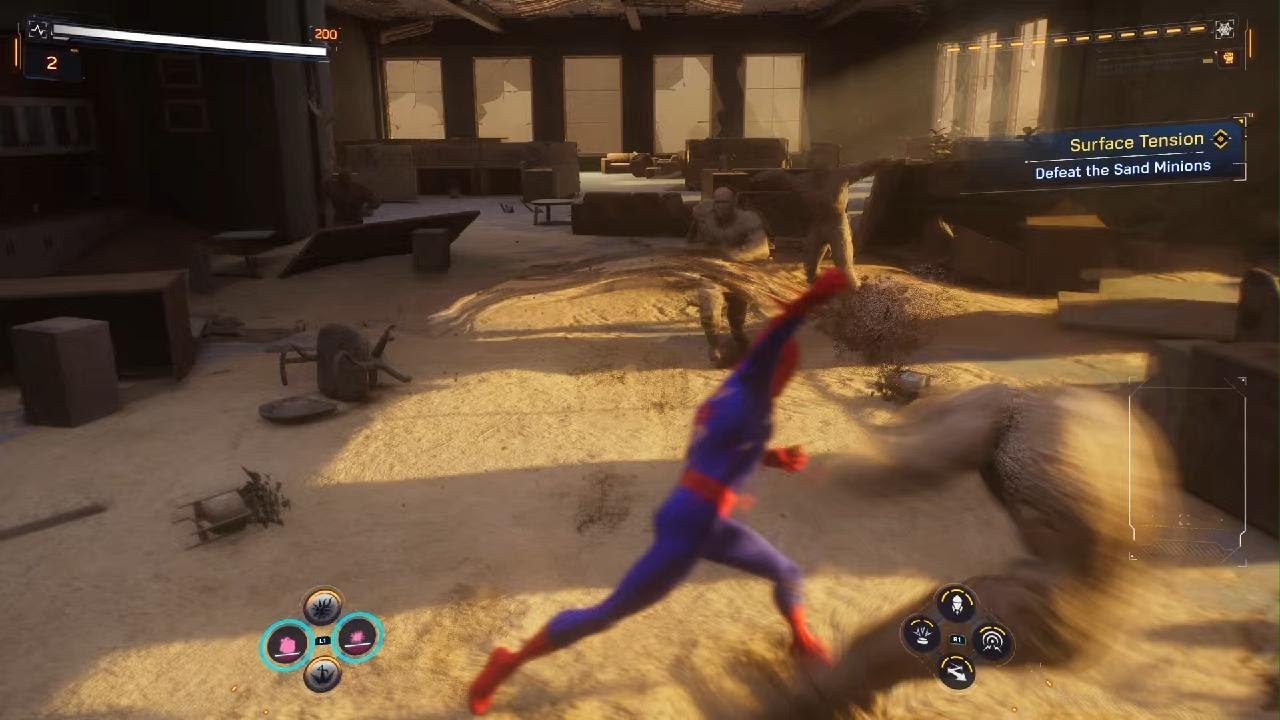 Full Spider-Man 2 Sandman/Flint Marko Fight With Spider Verse Suits.