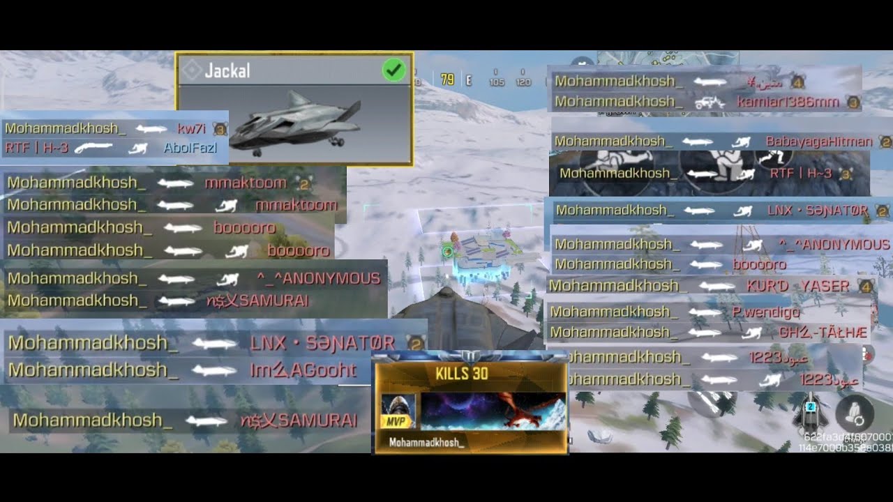 Cod mobile jackal pro player 30 kills
