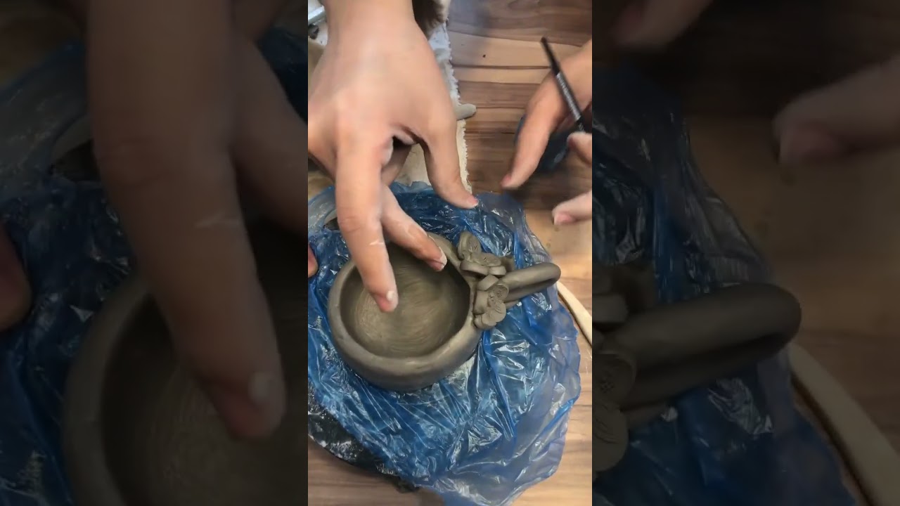 Seramik Bardak Yapımı - Nasıl Seramik Yapılır? #seramik #workshop #sanat #shorts #tiktokviral