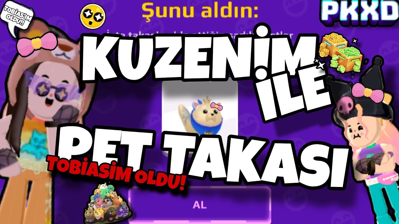 KUZENİM İLE PET TAKASI/TOBİAS'IM OLDU!!/PKXD TÜRKÇE KİMJENNİEXDOYUNLAR