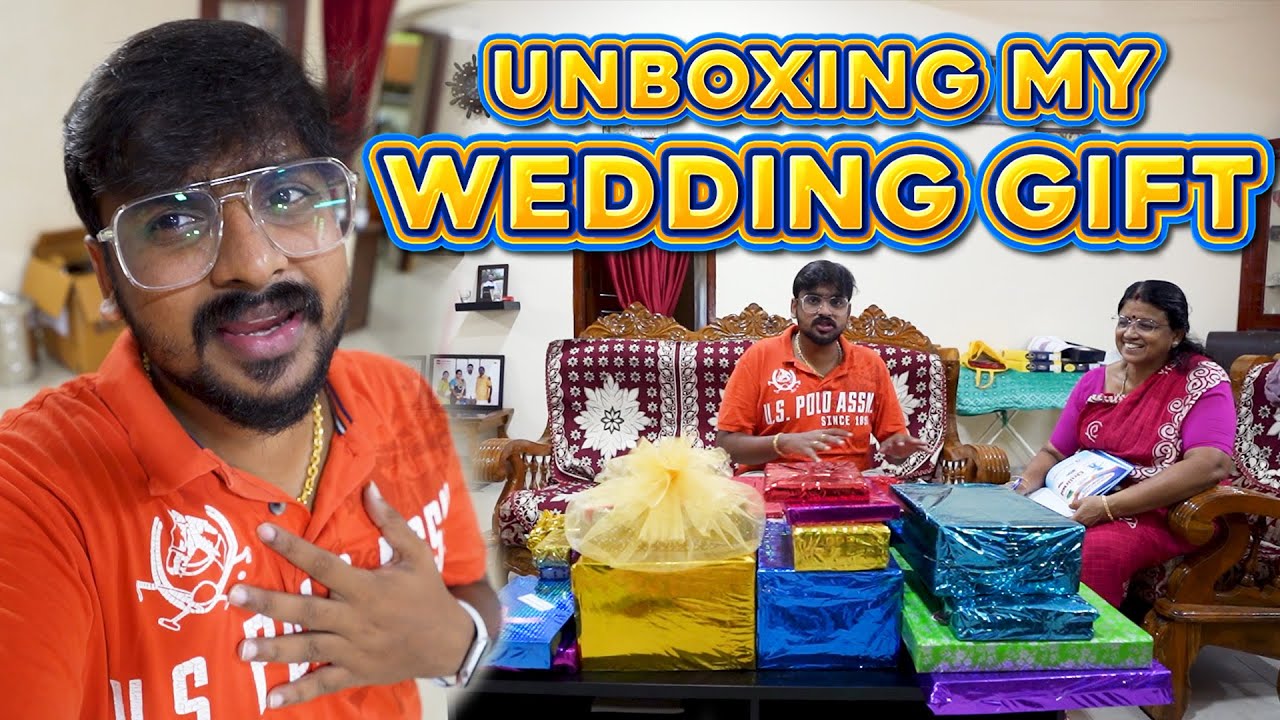 UNBOXING MY WEDDING GIFT 🎁🎁A LOT OF SURPRISE 😍😍 #tuberbasss #weddingvlogs