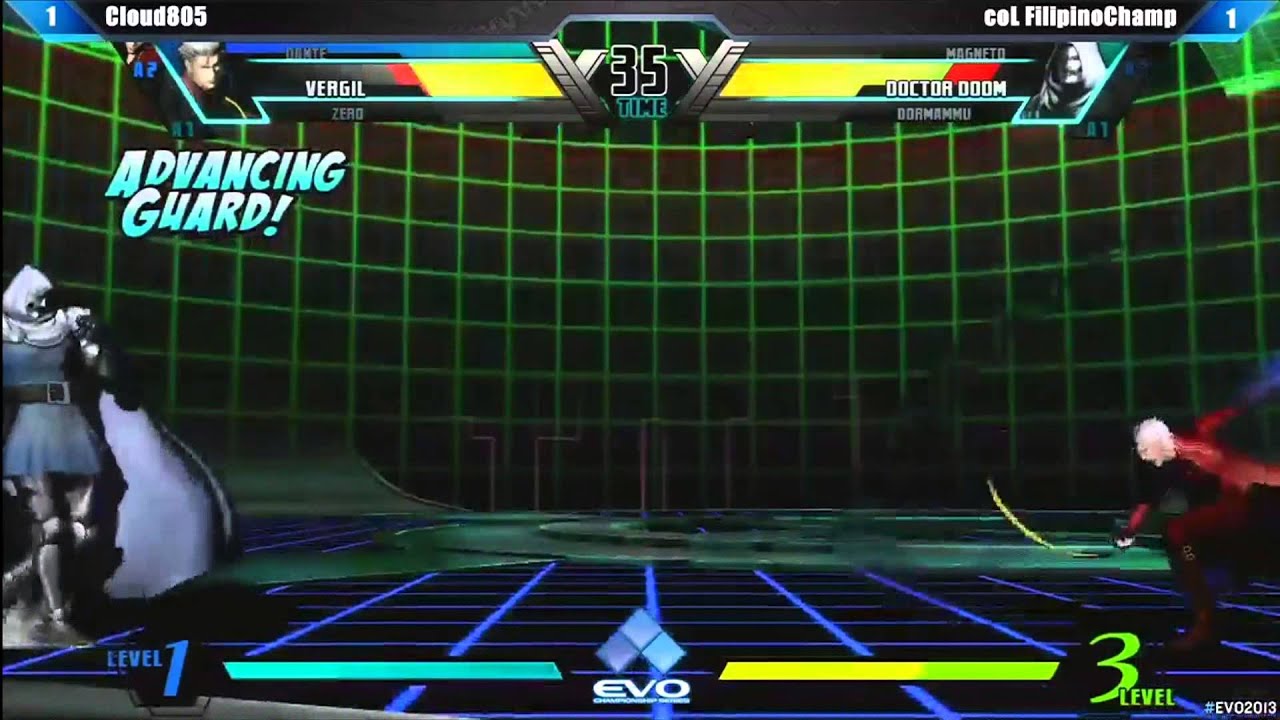 UMVC3 EVO 2013 Top 8 Filipino Champ vs  Cloud805