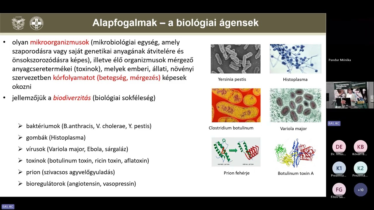 Bio- és agroterrorizmus – a jelen és a jövő kihívásai – Dr. Nagy Ágnes