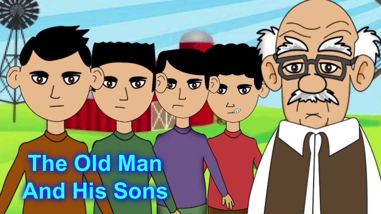 The Old Man And His Sons | Animated Moral Stories & Bedtime Stories For Kids In English