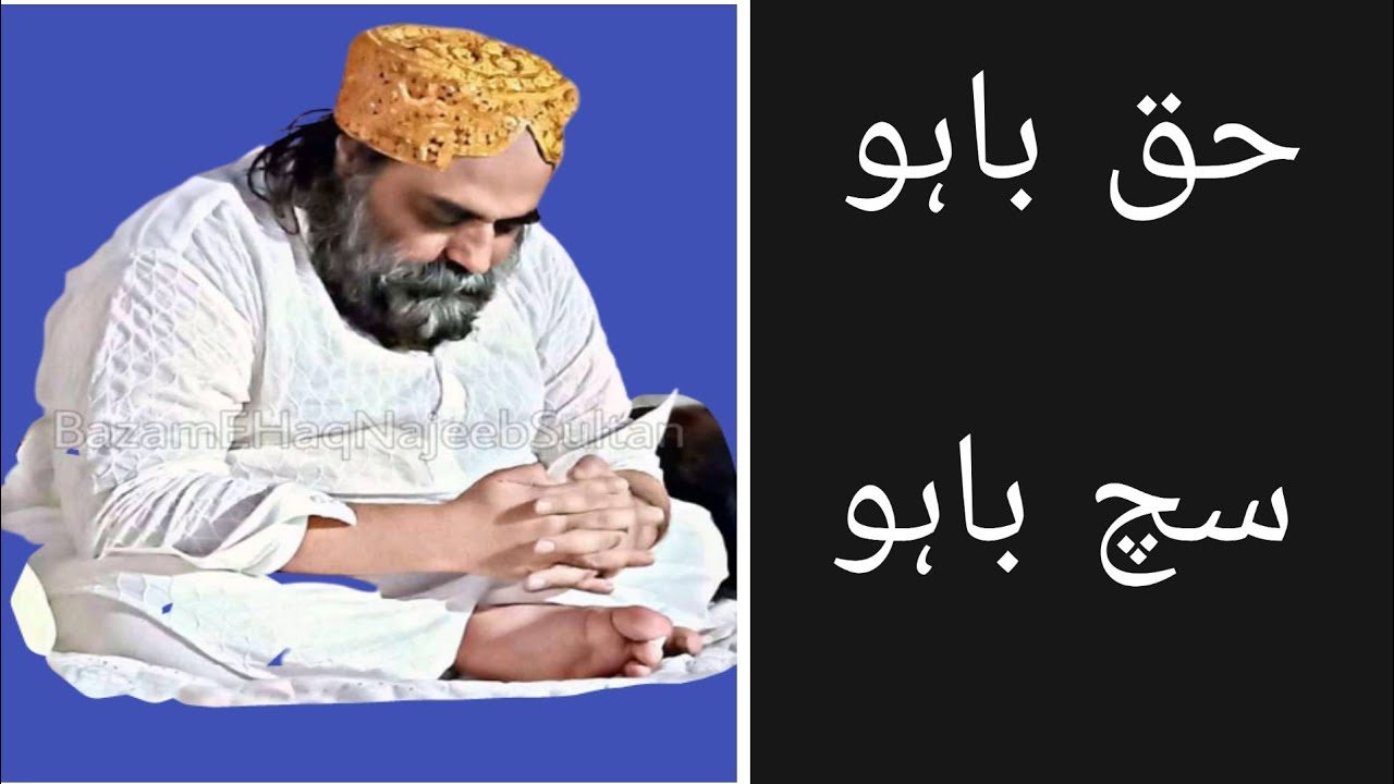 Hazrat  Hafiz  Mohammad  Najeeb  Sultan bahoo by Haq bahoo Electric 