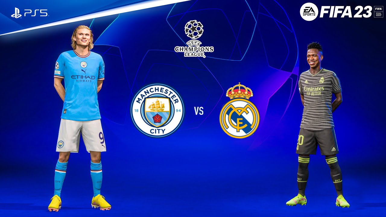 FIFA 23 - Man City vs Real Madrid | UEFA Champions League Semi Final 22/23 | PS5™ Gameplay [4K60]