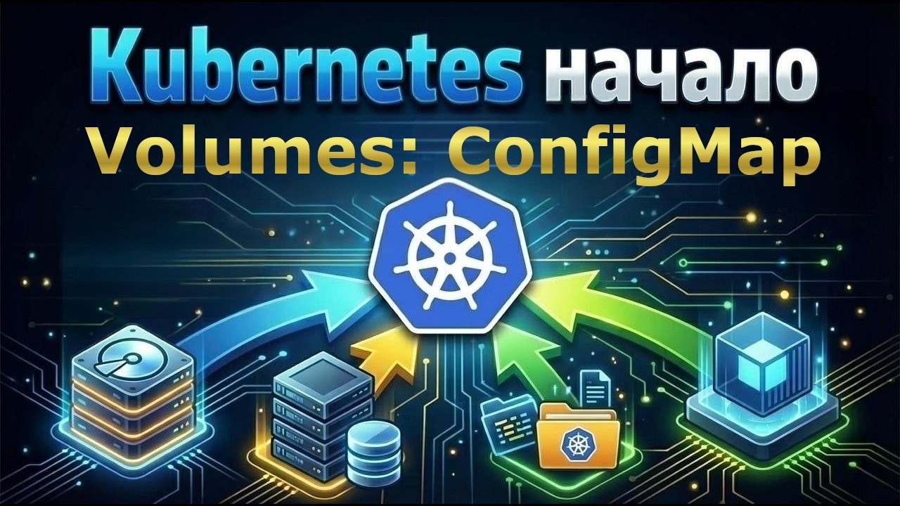 kubernetes начало, [ConfigMap] [2025]