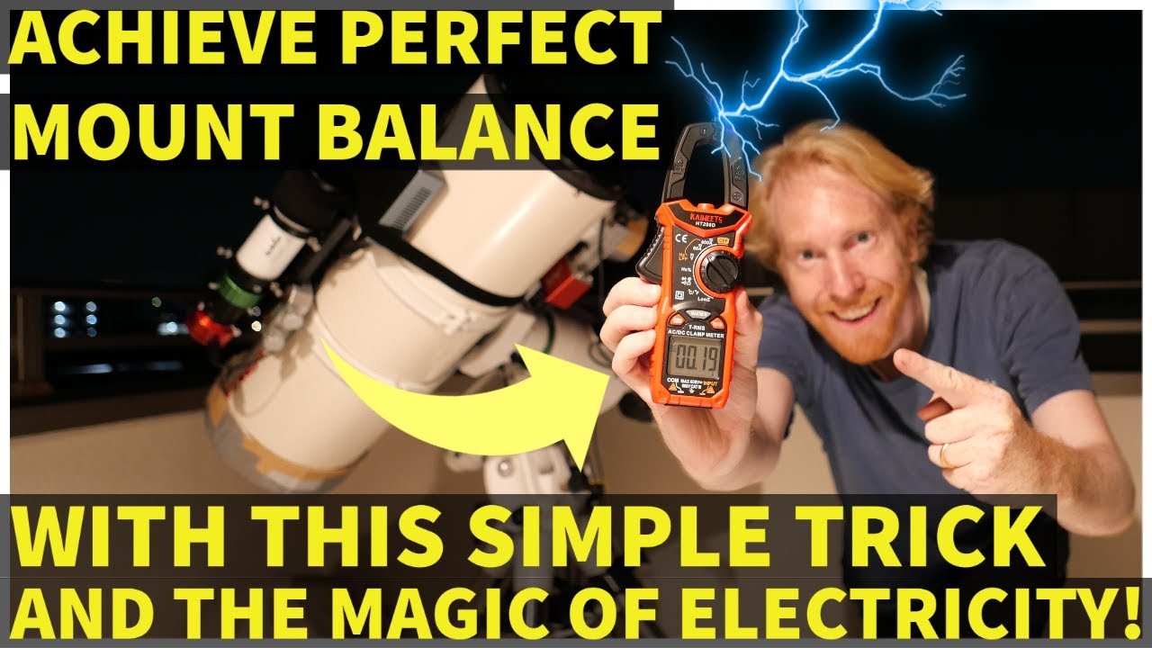 Simple and PRECISE mount balancing! With the power of electricity!