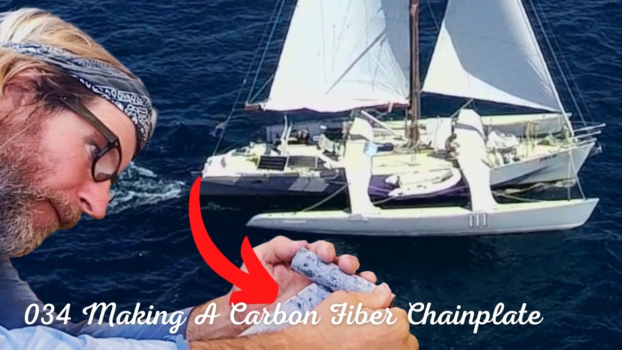 Trimaran Dawn's New Carbon Fiber Chainplate 034