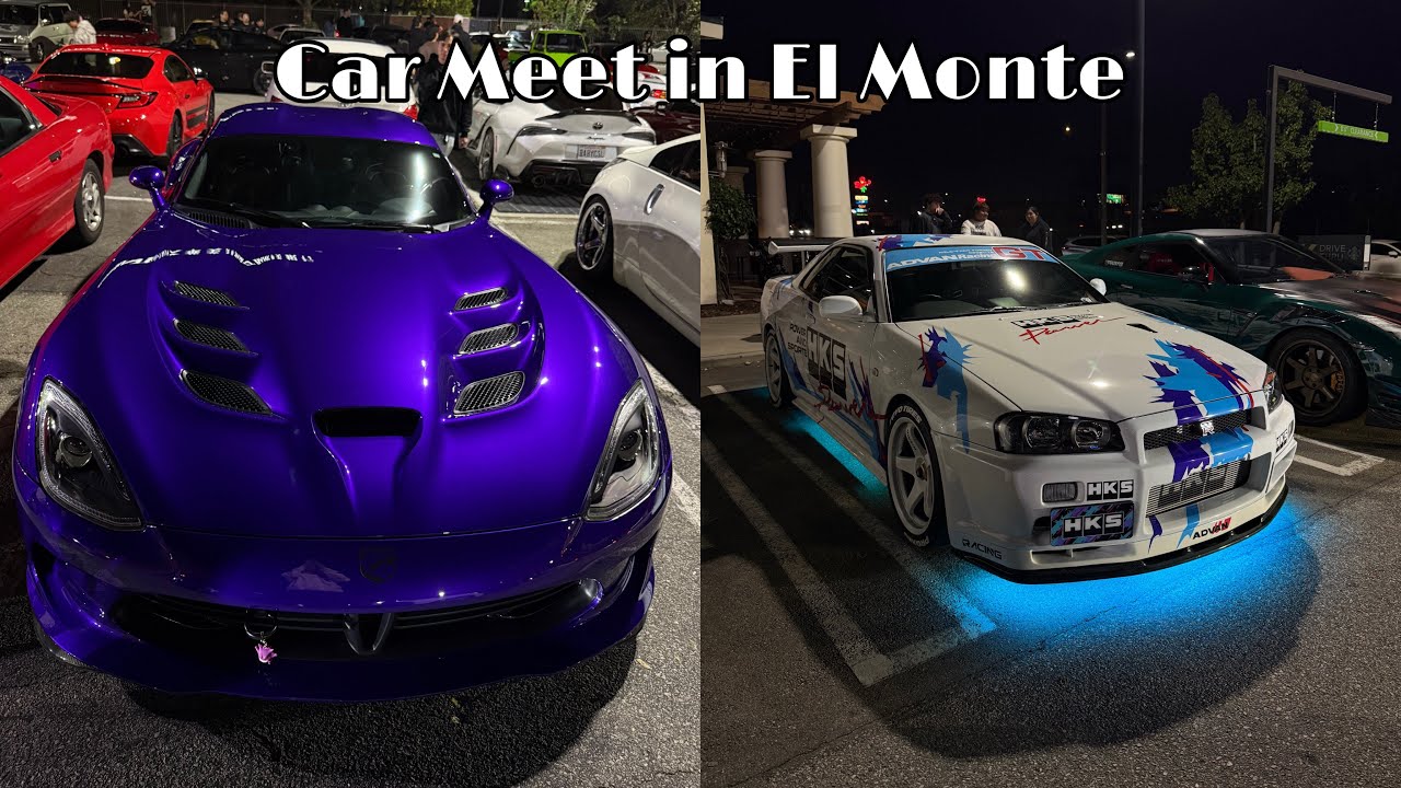 CAR MEET IN EL MONTE / SKYLINE, GTR, AND MORE