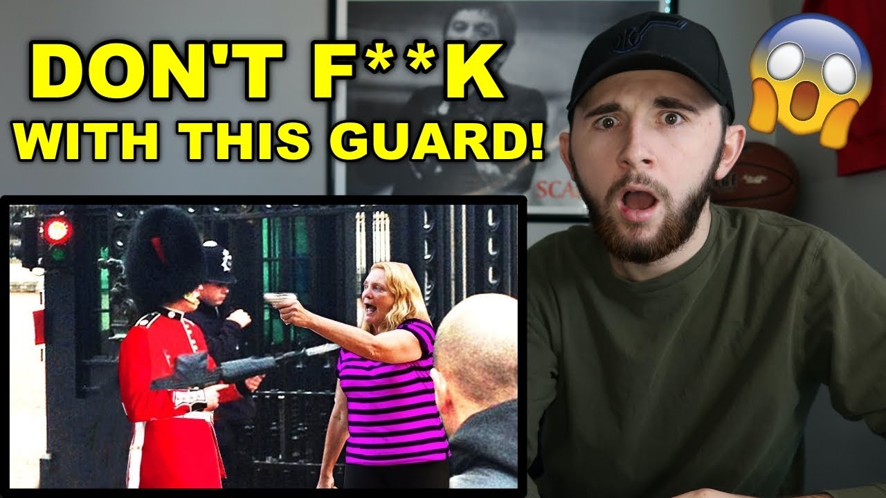 American Reacts to Karen messed with the WRONG Royal Guard.. (BIG MISTAKE)