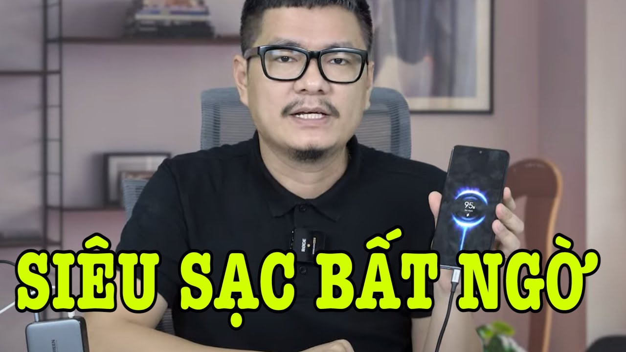 Bạn sẽ bất ngờ với SẠC SIÊU NHANH 100W này!