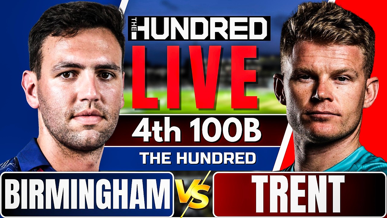 The Hundred Men Live: Birmingham Phoenix vs Trent Rockets | 100 ball live match today | hundred live