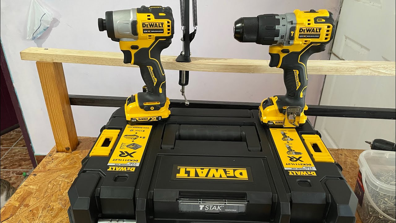 แกะกล่อง คอมโบเซ็ท DeWALT สว่าน+ไขควงกระแทก 12V BL Motor DCK2111L2T โดย ไอซ์ซิ่ง