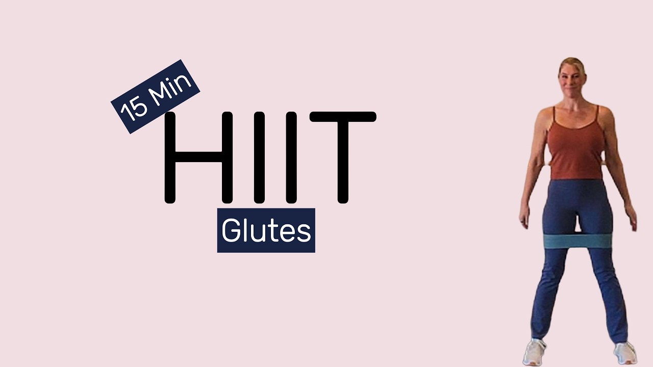 🔥 15 MIN HIIT GLUTE BAND WORKOUT | 1 Circuit x 3 Rounds | Band Optional 🔥