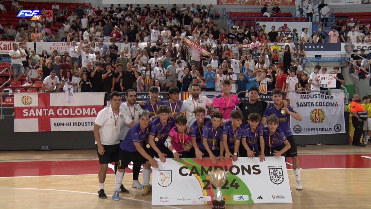 Resum Final Copa Catalunya futbol sala Infantil - Covisa Manresa FS -Industrias Santa Coloma (1-2)
