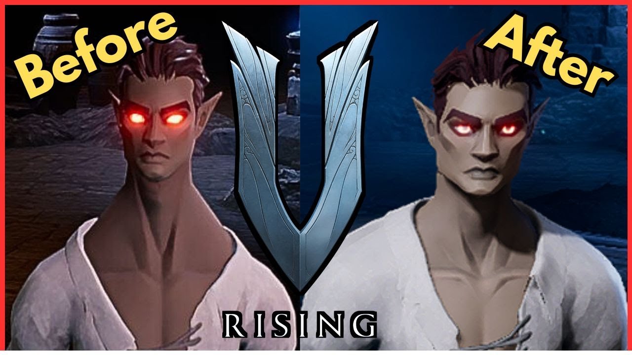 V Rising Early Access vs 1.0 Graphics Comparison | Vampires, Forms, and Mounts