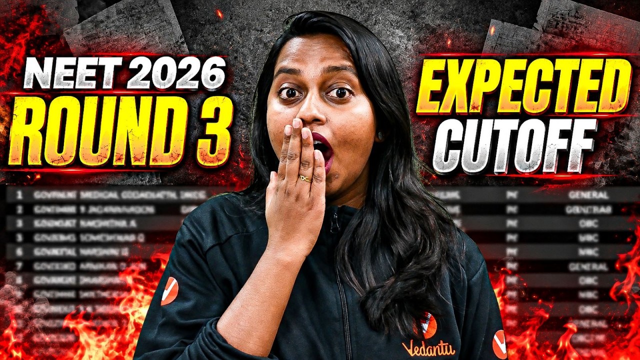 Round 3 Cutoff Will Drop? 😱 NEET 2026 Tamil Nadu Govt Medical College Cutoff Analysis