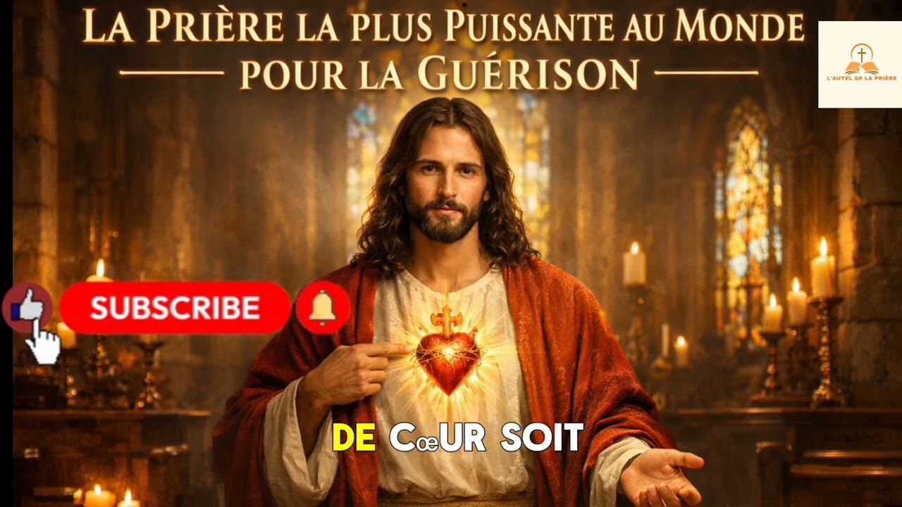 LA PRIÈRE LA PLUS PUISSANTE AU MONDE POUR LA GUÉRISON 🙏 MIRACLE IMMÉDIAT
