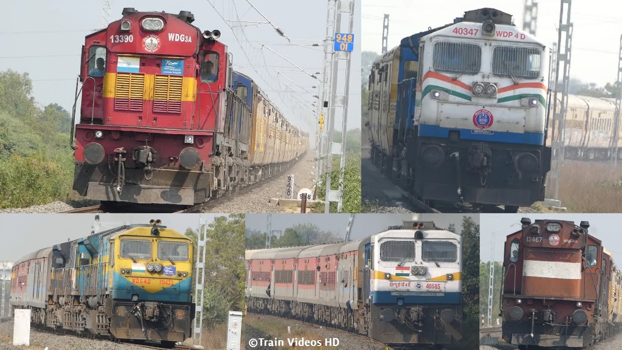 High Speed Diesel TRAINS | Devagiri, Sachkhand & Tapovan Express | Train Videos Indian Railways