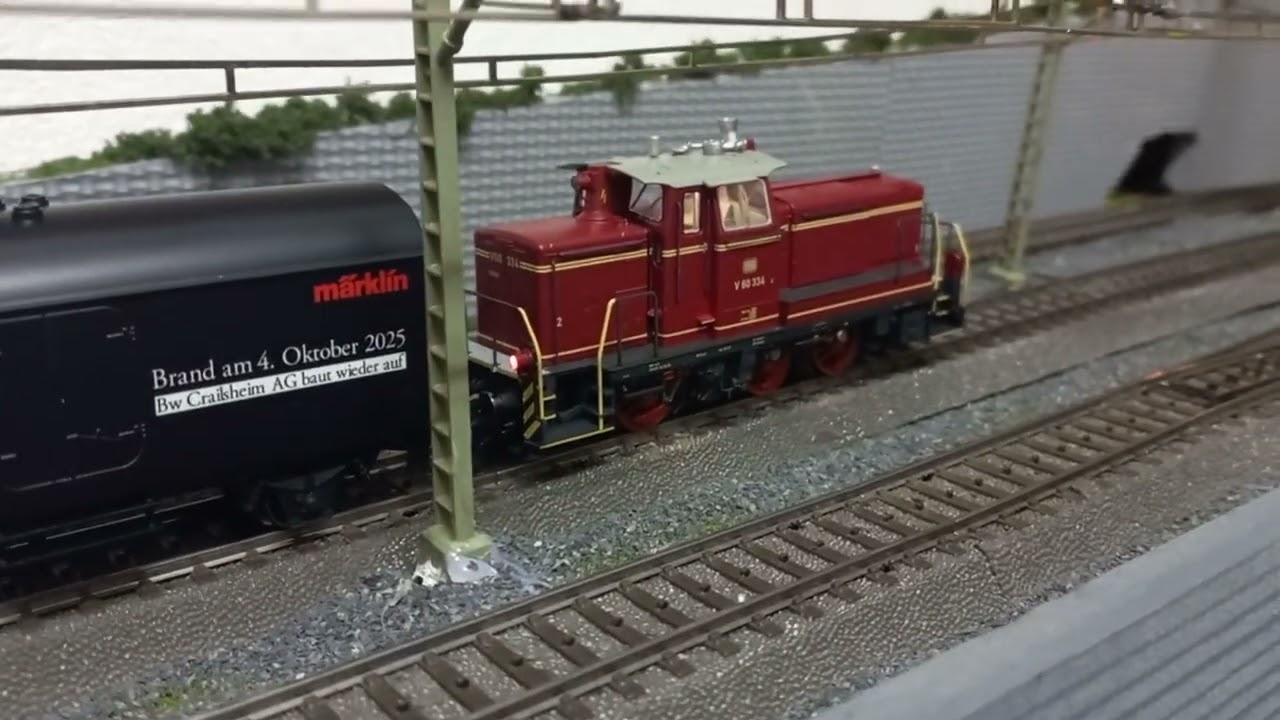 Märklin V60 38600 jetzt auch bei den Nöst Bahnen im Einsatz!! Bin voll begeistert!!