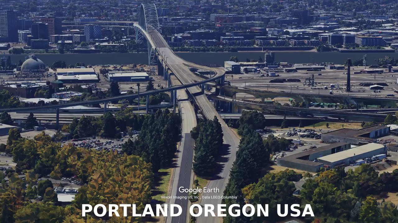 Portland Oregon USA - A City Built on Extinct Lava